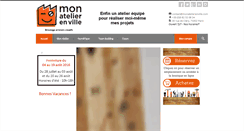 Desktop Screenshot of monatelierenville.com